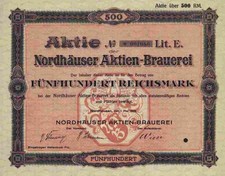 Nordhäuser Brauerei 1928