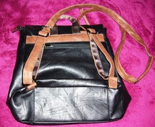 NEU unbenutzt Umhänge-Tasche City Rucksack pflanzlich gegerbtes Leder