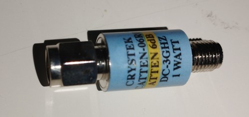 Crystek attenuator 6db ohm - 6db, 50