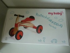 Rutschrad Baby  Holz Dreirad