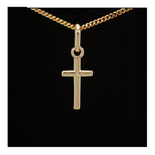 Kreuz anhänger gold - 17, mm