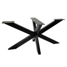 TISCHGESTELL SPIDER Tischkufen Schwerlast Tischbein Design Metall Kreuzgestell