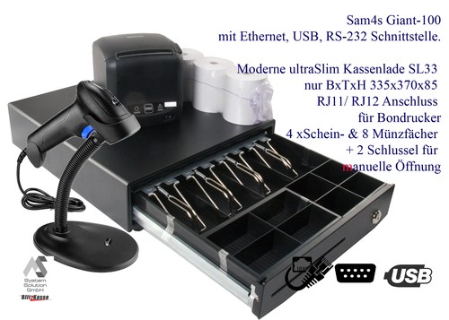 Kassen set lan bondrucker - bondrucker, +