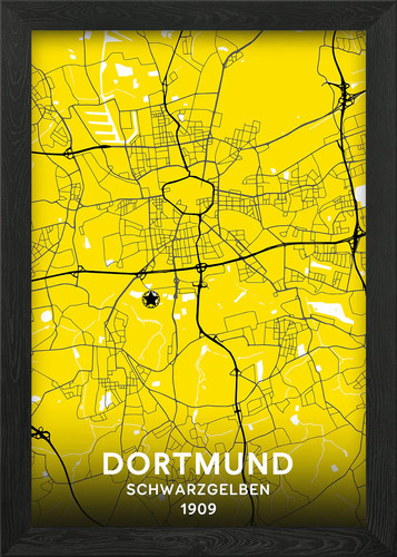 Borussia dortmund framed - dortmund,
