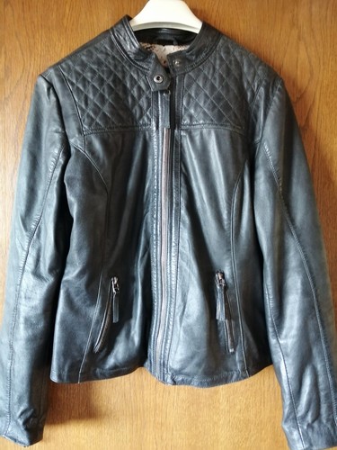 Damen leder jacke - damen, gebraucht