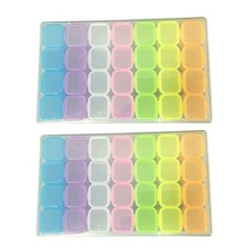  2 Stück Bunte 28 Gitter