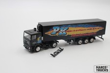 Herpa DAF 95 Kühlkoffer Auflieger "PK Fleischtransporte Kröger Hamburg" 1:8