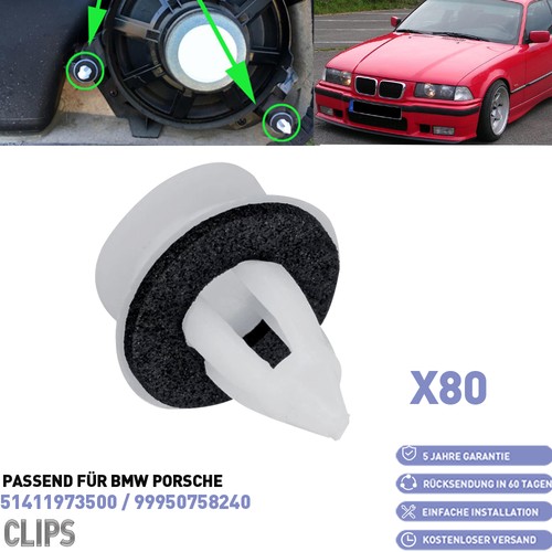 80x türverkleidung clip - türverkleidung,