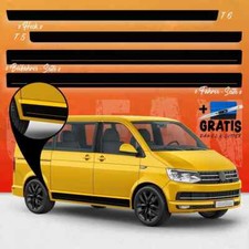 Clean Standard Seitenstreifen Set/Dekor passend für VW T5 & T6 Bus in Wunschfarb