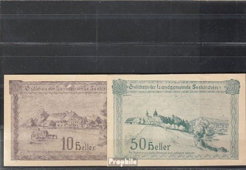 Banknoten seekirchen 1920 - seekirchen,
