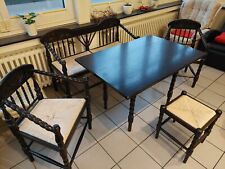 JUGENDSTIL SITZGRUPPE Schönes WORPSWEDE ENSEMBLE Tisch 2 Stühle Bank Hocker