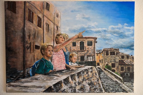Acrylgemälde handgemalt