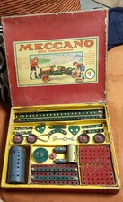 Meccano seltene Holzkiste
