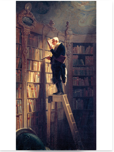 Der bücherwurm carl - bücherwurm,