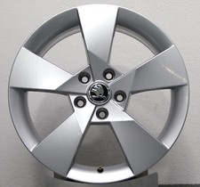 1x Original Skoda Octavia Alufelge Felge Denom 5E 7Jx17 ET49 17 Z 5E0601025D