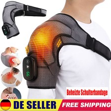 Elektrischer Schulterbandage Mit Wärme & Vibration Massagegerät für Schulter DHL