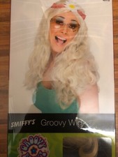 Groovy Flower-Power Perücke NEU - Karneval Fasching Perücke Haare