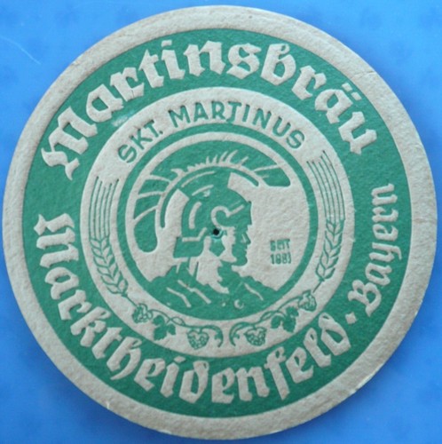 Alter bierdeckel martinsbräu - alter,