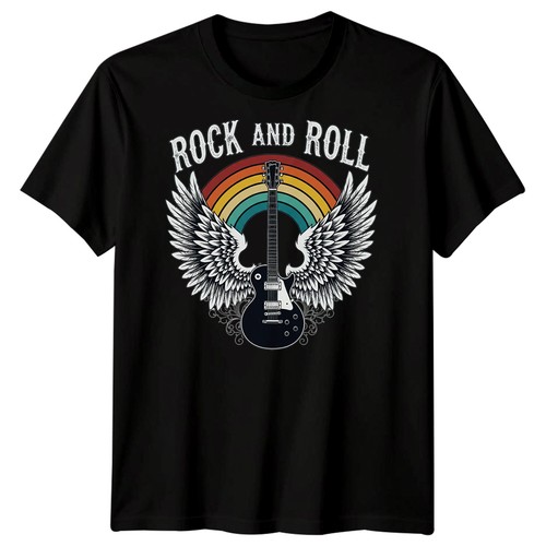 Rock and roll gitarre - and, flügel