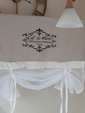 Raff- Scheibengardine LANDHAUS