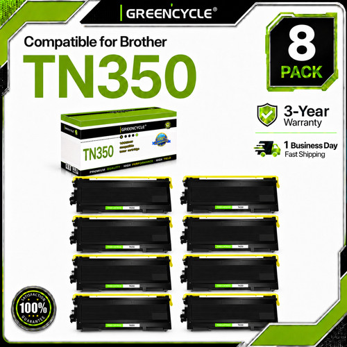 8pk tn350 black - tn350, toner