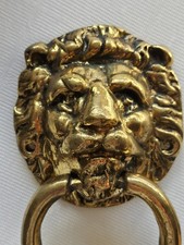 TÜRKLOPFER MESSING LÖWENKOPF