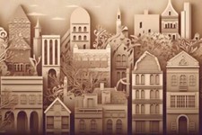 Wandbild: Illustration einer