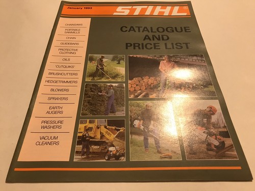 Stihl catalogue price list - stihl,