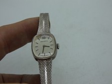 19503/ Vintage Helvetia Damenarmbanduhr Silber 835 Handaufzug