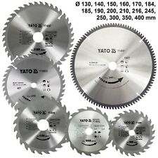 Kreissägeblatt Sägeblatt HM Handkreissäge Holz PVC Alu Metall Profi 125 - 500 mm