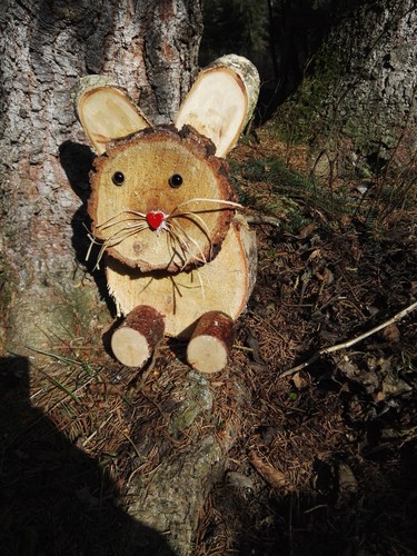Hase schneehase birkenholz - hase,