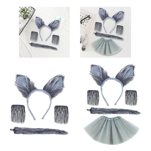 Wolf kostüm set - wolf-kostüm-set,,
