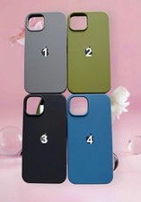 Handy Silikon Hülle für iPhone 13 14 15 16 Pro und Max Case Cover Logo