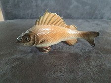Fisch Porzellan UdSSR Lomonossow LFZ Russland selten L 13 cm