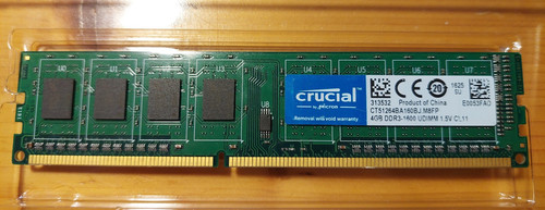 Crucial 4gb ddr3 1600mhz - crucial,