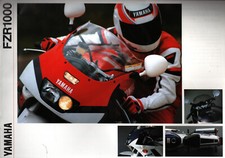 Prospekt Yamaha Motorrad FZR 1000 von 7. 1991