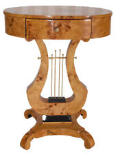 Antik Tisch Biedermeier Nähtisch Lyratisch Konsole Massivholz Beistelltisch