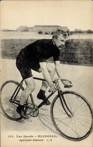 Radrennfahrer ellegard - ak,