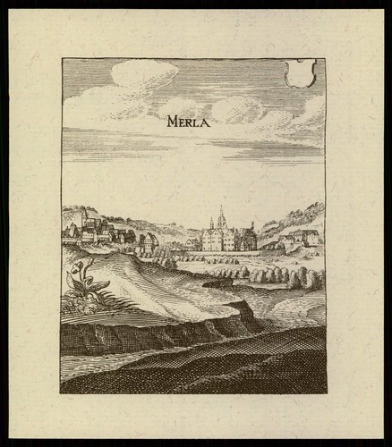 Merlau kupferstich merian - kupferstich,