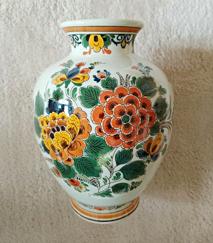 Delft polychrom raam bauchige - raam,