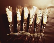 6 x Ritzenhoff Sekt/Champagnergläser Vitrinenauflösung Nachlass