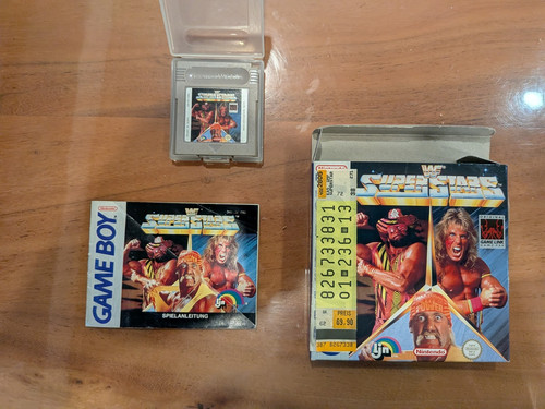 Wwf superstars gameboy ovp - gameboy,