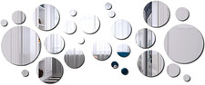 32 Stück Runde Kreis Spiegel
