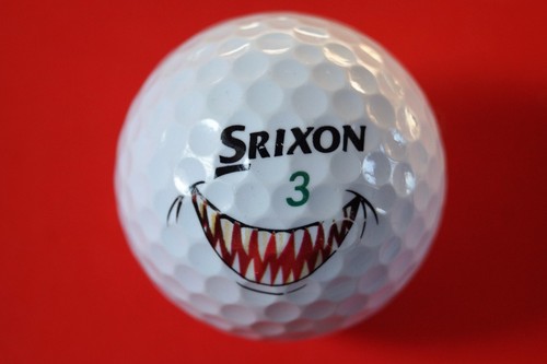 Golfball mit logo gebiss - mit,
