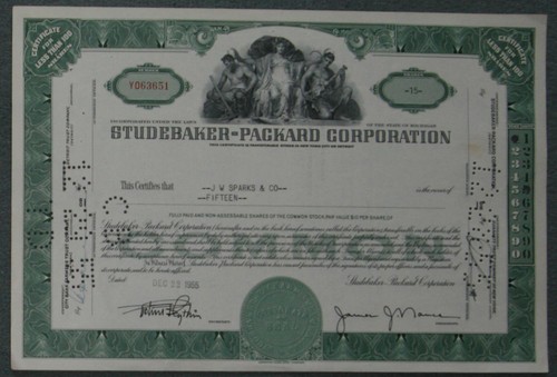 Studebaker packard corporation - studebaker-packard,