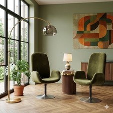 Vintage Sessel Stoff Schaum