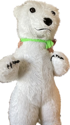 Kostüm eisbär aufblasbarer - kostüm,