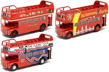 Brekina AEC Routemaster Doppeldecker Bus Sightseeing Stadtrundfahrt Cabrio H0