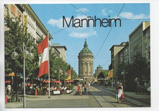 AK  Mannheim / Fußgängerzone Planken m. Blick z. Wasserturm ungel.(E+)
