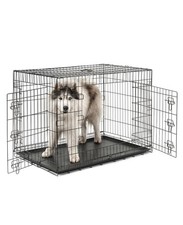 B-Ware: lionto Hundetransportkäfig Tiertransportbox Hundebox (XXL) 106x71x77 cm